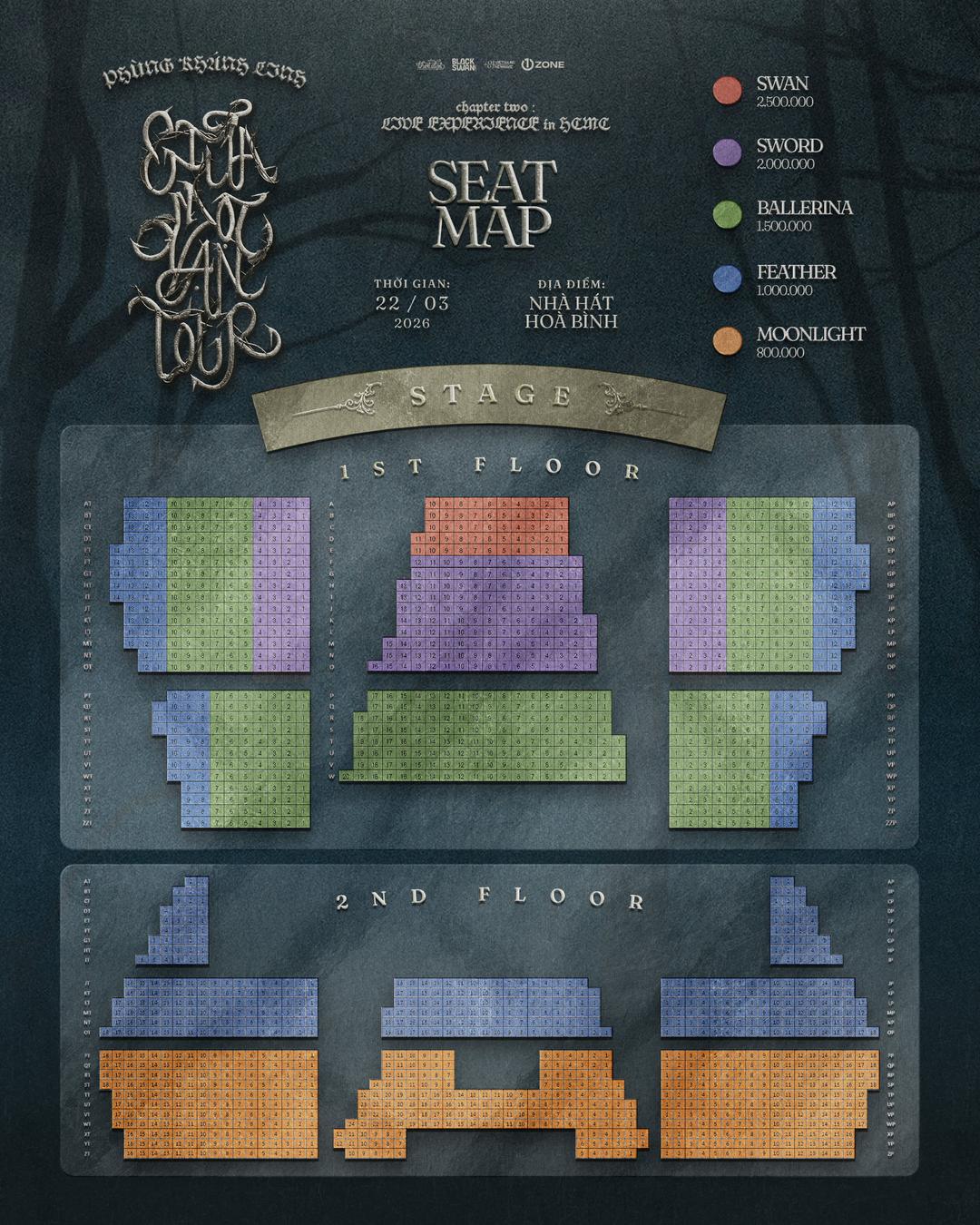 Poster GIỮA MỘT VẠN TOUR - CHAPTER TWO: LIVE EXPERIENCE IN HCMC 