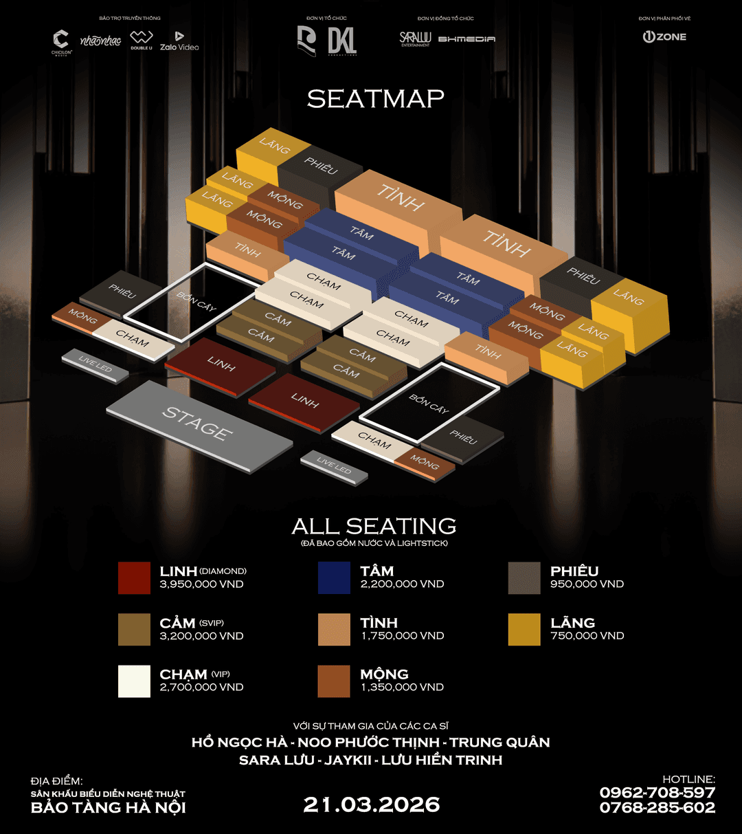 Poster LIVESHOW LINH CẢM