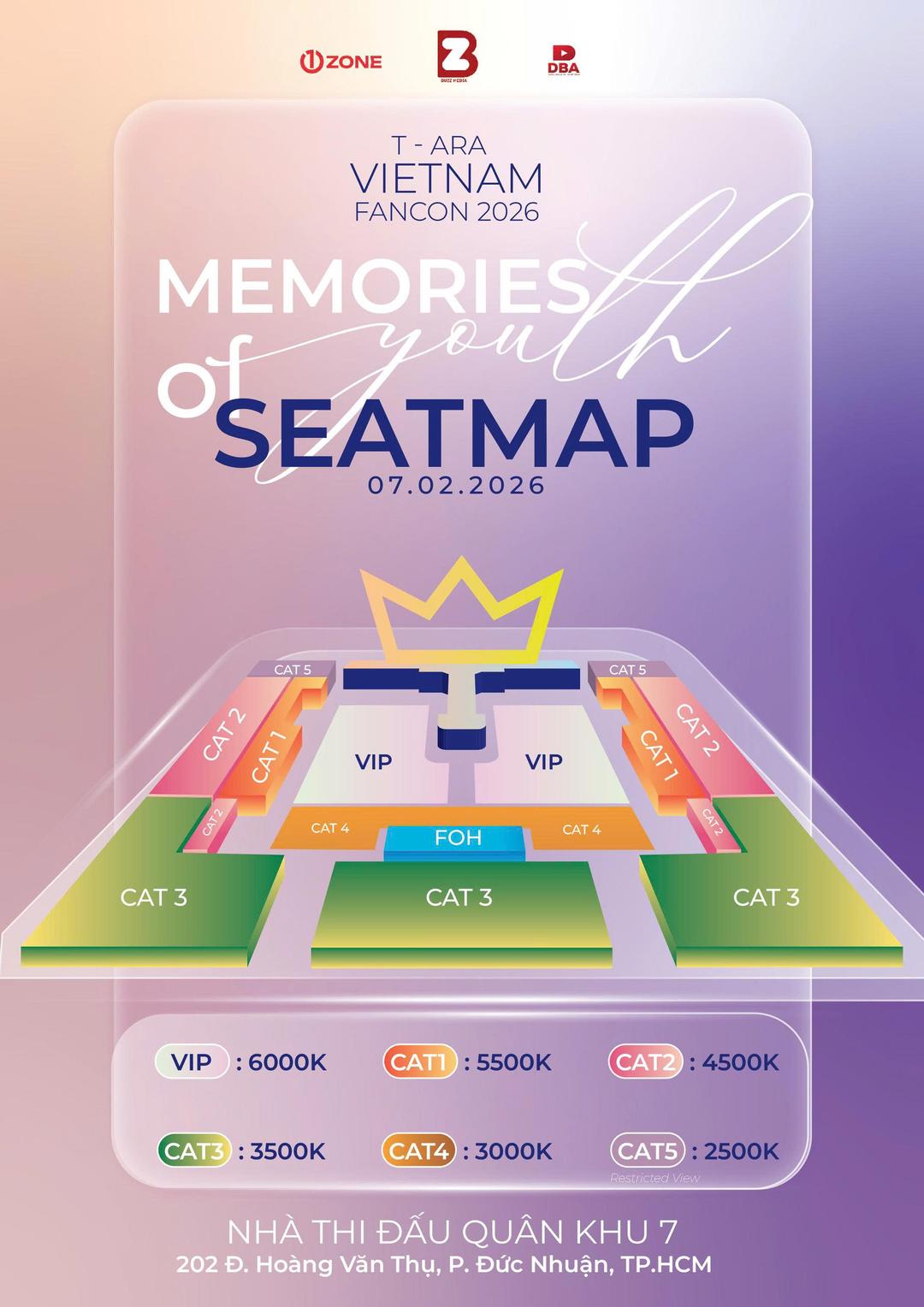 Poster T-Ara Vietnam Fancon 2026: Memories of Youth