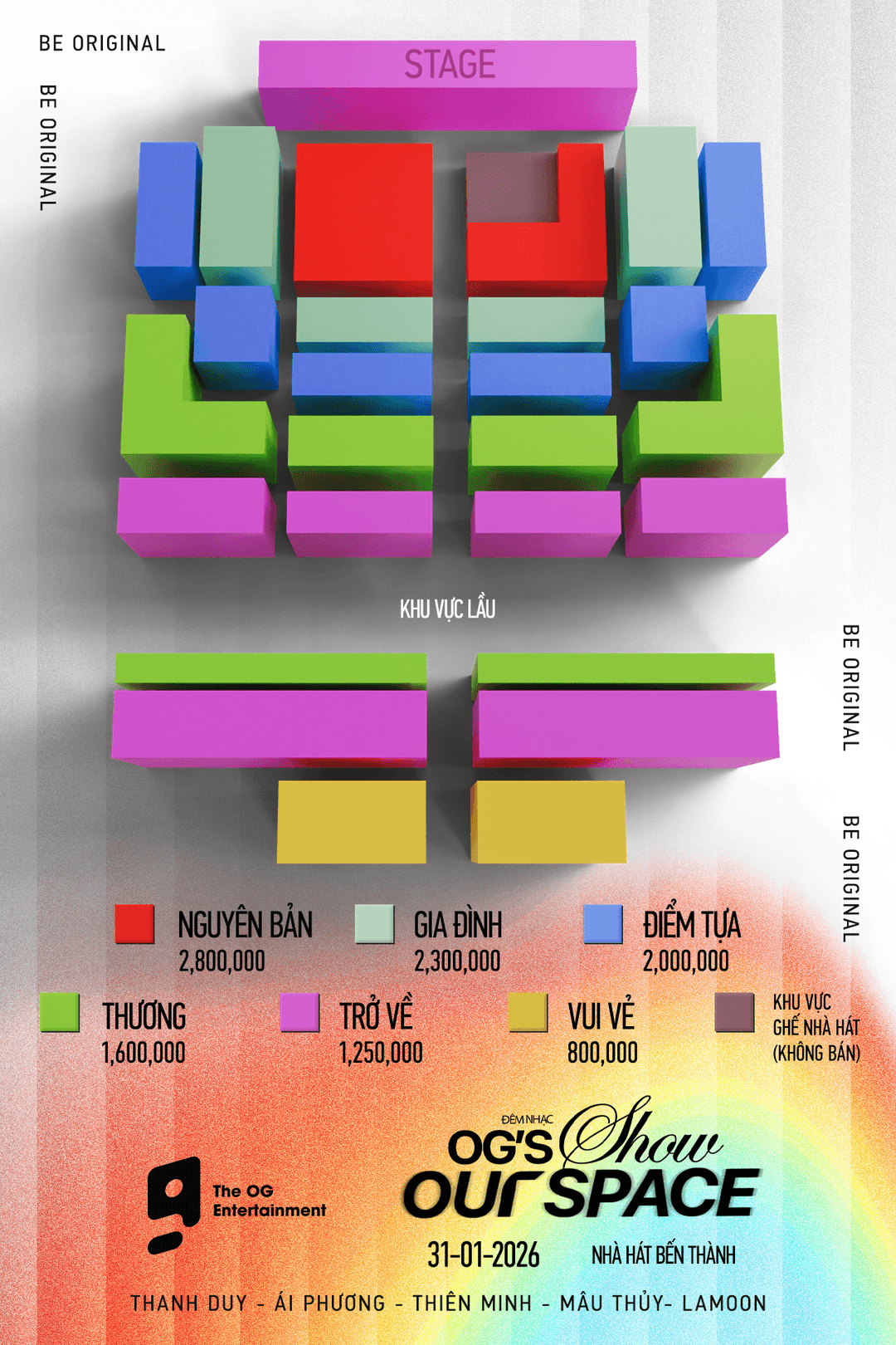Poster Đêm Nhạc OG's Show - OUR SPACE