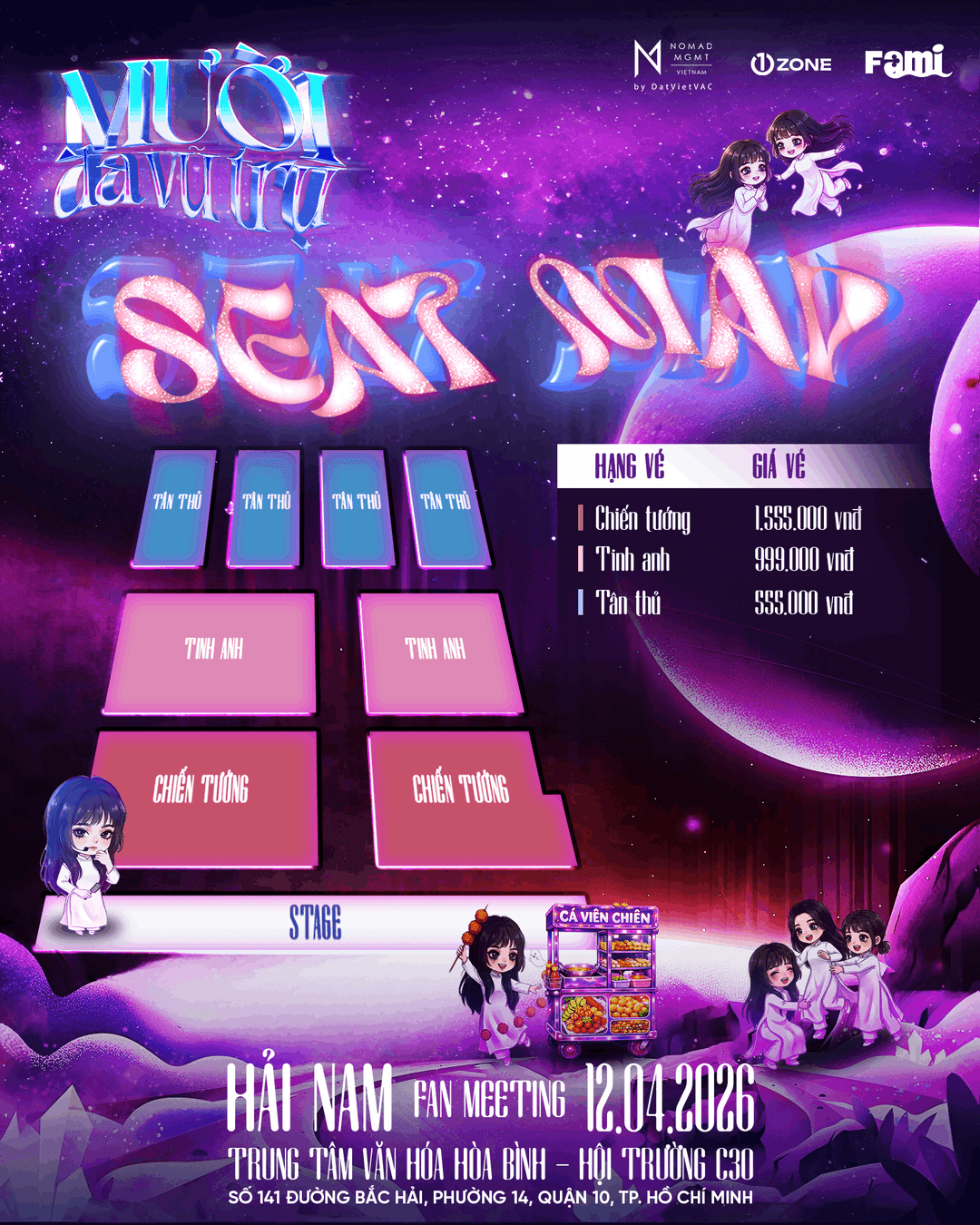 Poster MƯỜI ĐA VŨ TRỤ - HẢI NAM FAN MEETING