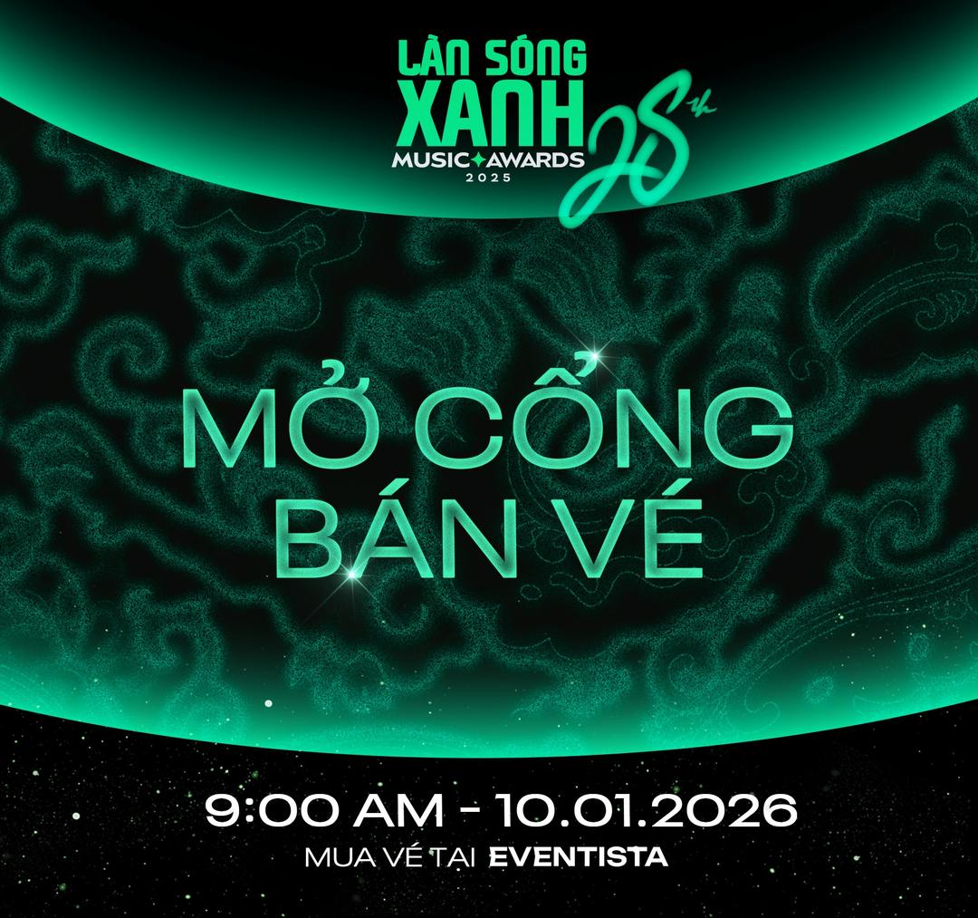 Poster Lễ Trao Giải Làn Sóng Xanh 2025